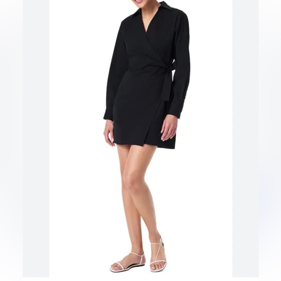 SPANX THE BEST POPLIN WRAP DRESS